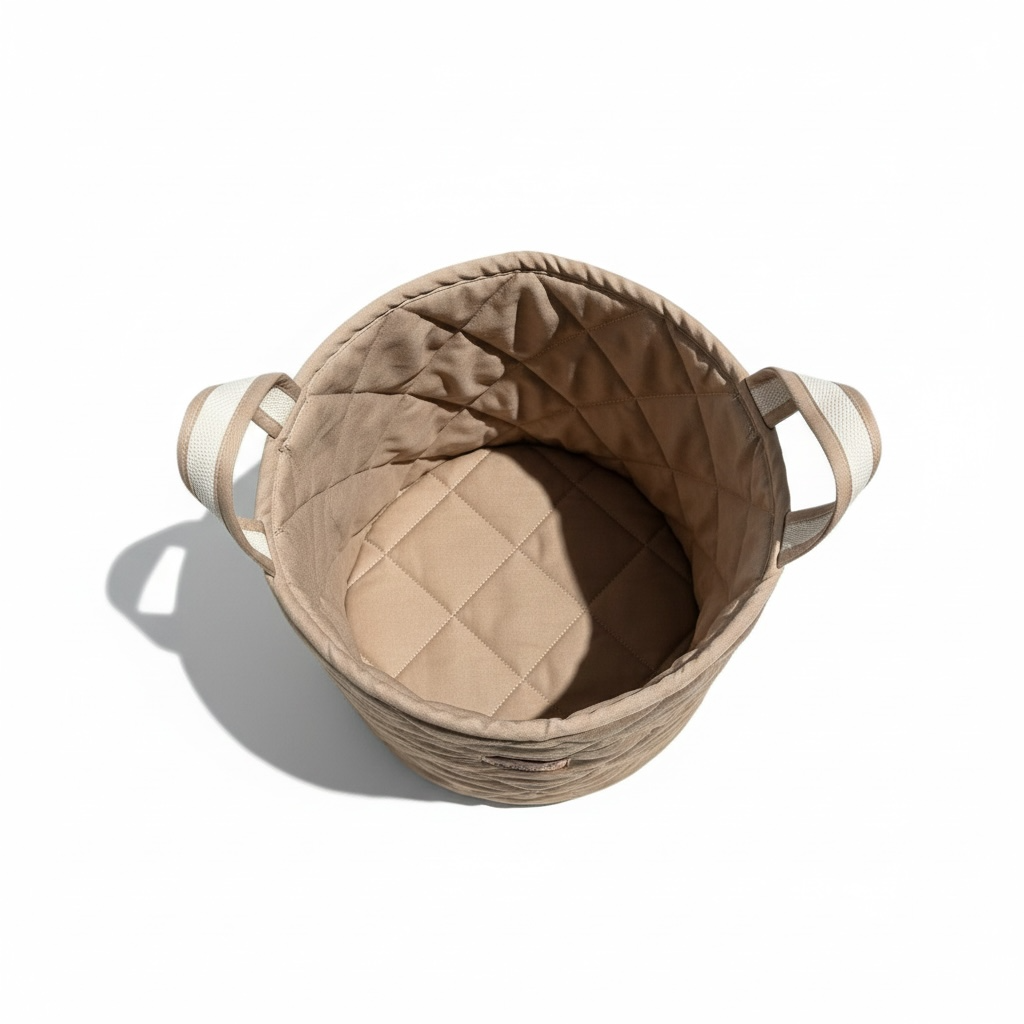     Natural çocuk odası saklama sepeti